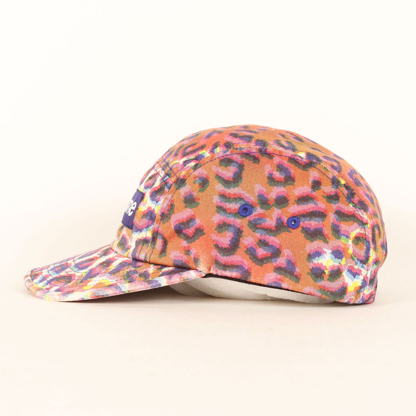 24AW レオパード柄 ウォッシュド チノ ツイル BOXロゴ キャンプキャップ(Washed Chino Twill Camp Cap)