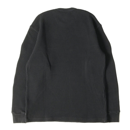 [3枚セット] スーパーヘビーワッフル サーマル ロングスリーブ Tシャツ