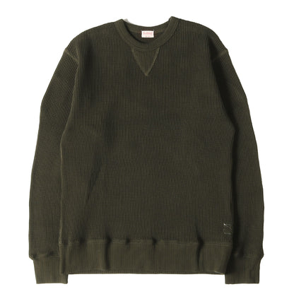 [3枚セット] スーパーヘビーワッフル サーマル ロングスリーブ Tシャツ