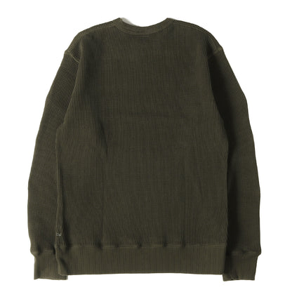 [3枚セット] スーパーヘビーワッフル サーマル ロングスリーブ Tシャツ