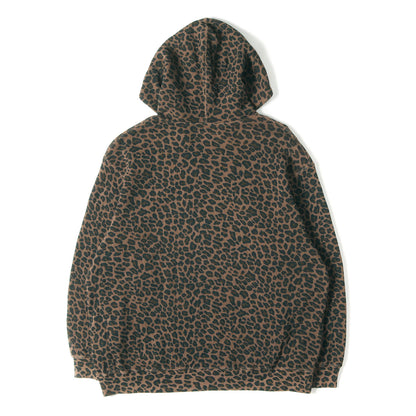 25SS レオパード柄 サーマル フルジップ パーカー(Hooded Zip Up Thermal)
