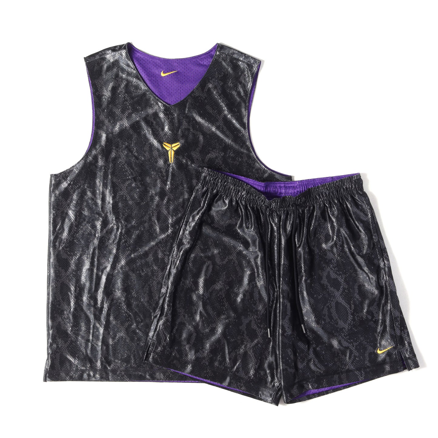 24AW Kobe Bryant スネーク柄 リバーシブル タンクトップ & ショーツ セットアップ