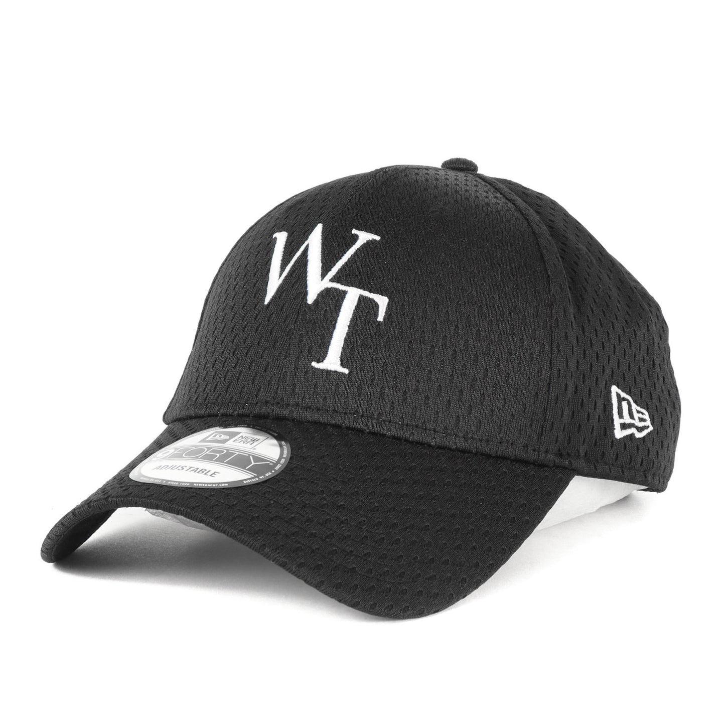 25SS ×NEW WTロゴ メッシュ ベースボールキャップ(9FORTY / CAP / POLY. MESH. NEWERA)