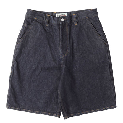 25SS ワンウォッシュ加工 デニム ワークショーツ(RAW DENIM WORK SHORT)