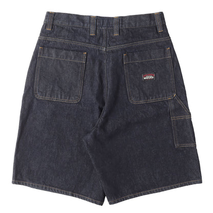 25SS ワンウォッシュ加工 デニム ワークショーツ(RAW DENIM WORK SHORT)