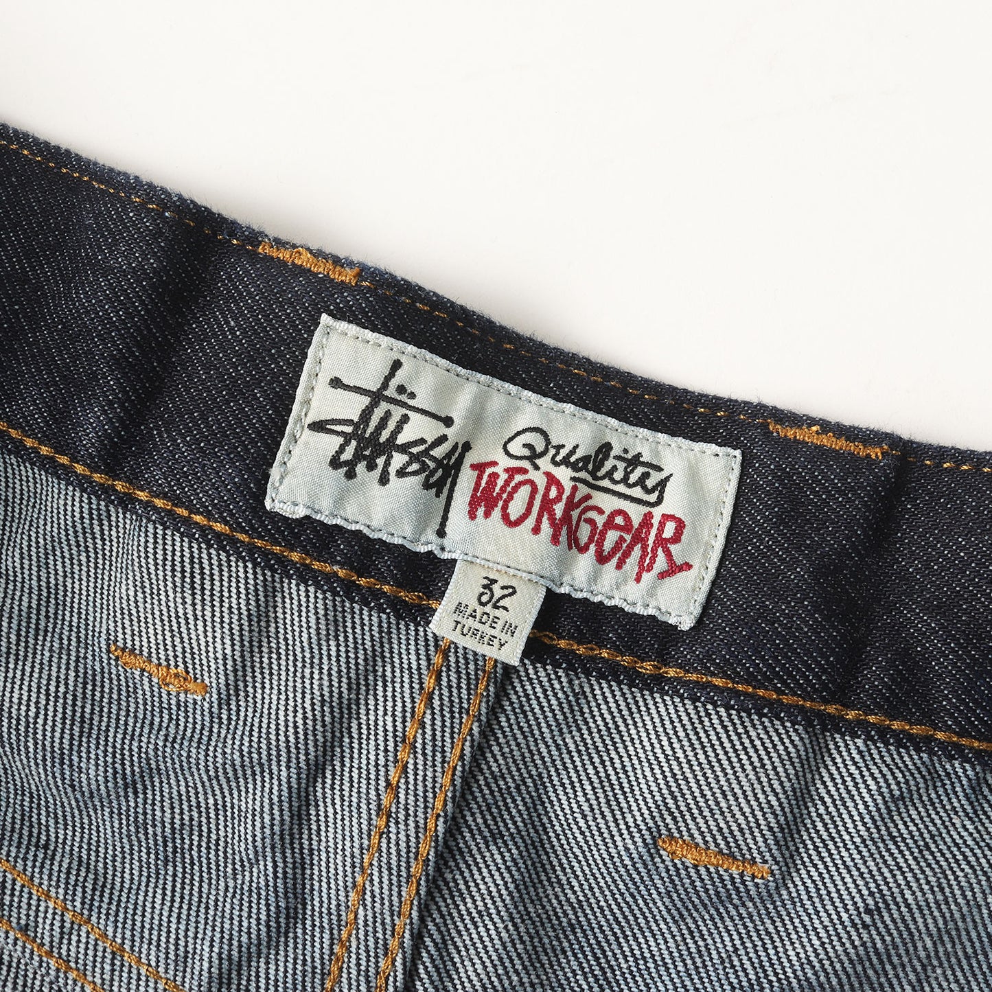 25SS ワンウォッシュ加工 デニム ワークショーツ(RAW DENIM WORK SHORT)