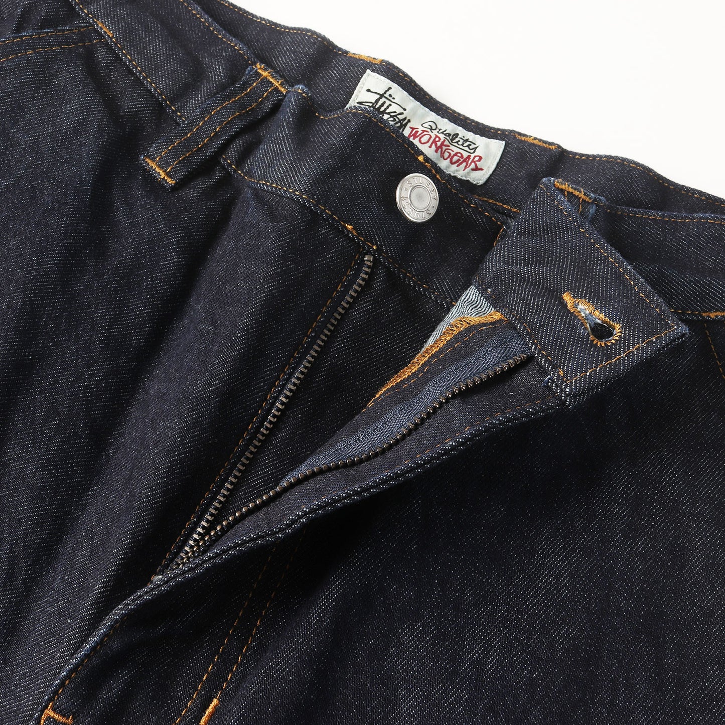 25SS ワンウォッシュ加工 デニム ワークショーツ(RAW DENIM WORK SHORT)