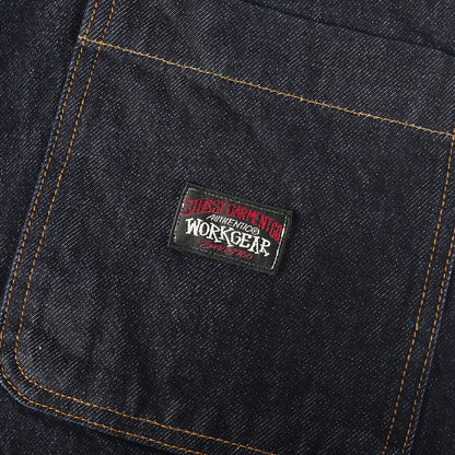 25SS ワンウォッシュ加工 デニム ワークショーツ(RAW DENIM WORK SHORT)