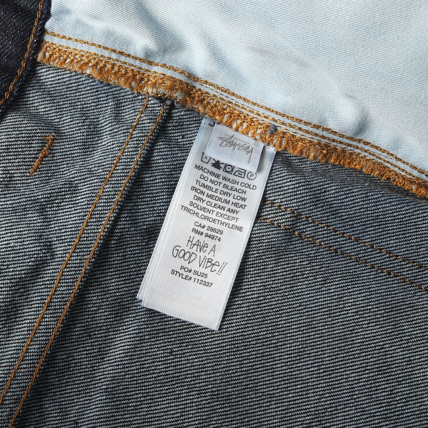 25SS ワンウォッシュ加工 デニム ワークショーツ(RAW DENIM WORK SHORT)
