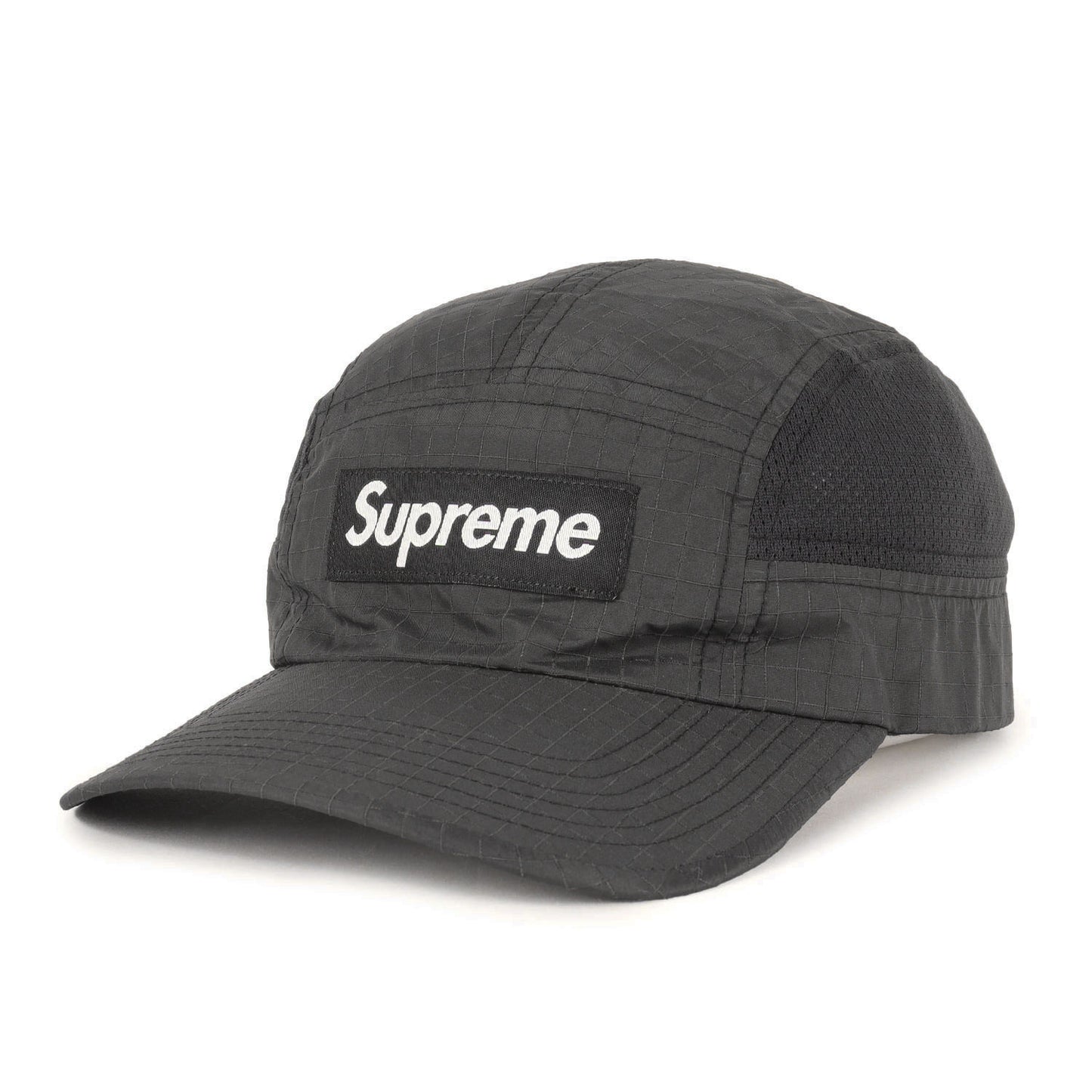 20SS リフレクティブ リップストップ BOXロゴ キャンプキャップ(Reflective Ripstop Camp Cap)