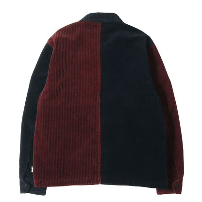 太畝コーデュロイ 2トーン フルジップ ワークジャケット(Mix Up Cord Jacket)