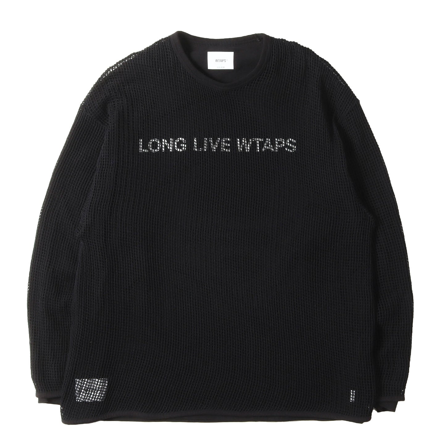 24SS メッシュレイヤード クロスプリント ロングスリーブ Tシャツ(GHILL / LS / COTTON. LLW)