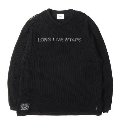 24SS メッシュレイヤード クロスプリント ロングスリーブ Tシャツ(GHILL / LS / COTTON. LLW)