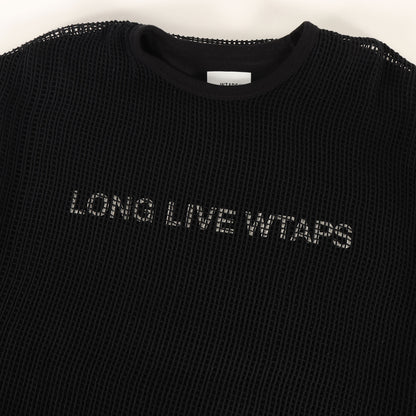 24SS メッシュレイヤード クロスプリント ロングスリーブ Tシャツ(GHILL / LS / COTTON. LLW)