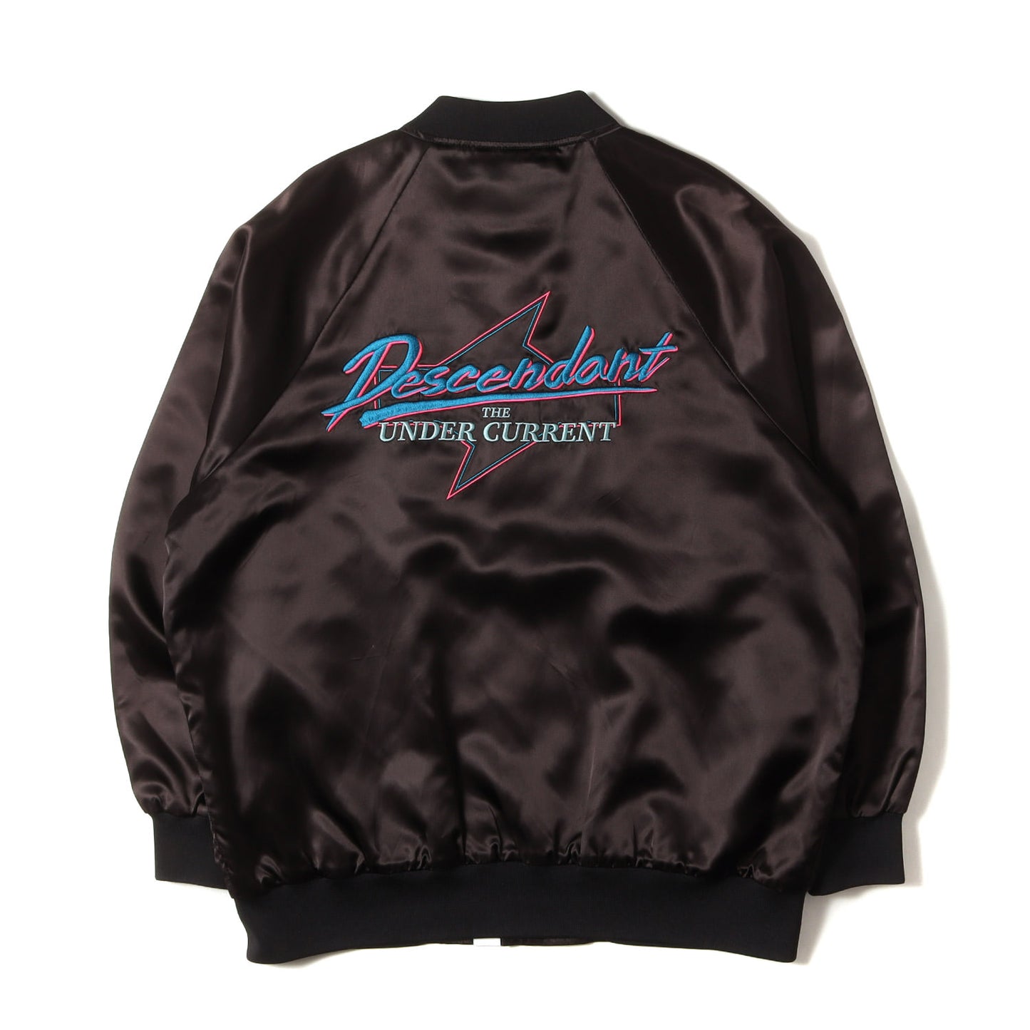 20SS ロゴ刺繍 サテン スタジャン(ECHO SATIN JACKET)