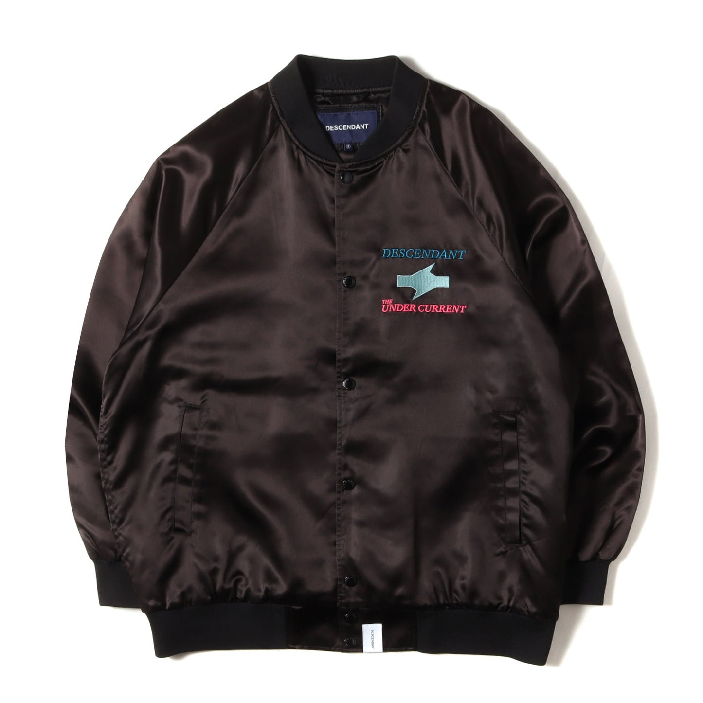 20SS ロゴ刺繍 サテン スタジャン(ECHO SATIN JACKET)