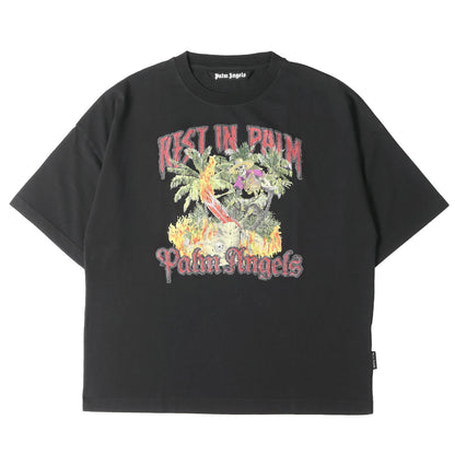 25AW スカル グラフィック ルーズフィット Tシャツ(Rest In Palm Loose T-shirt)