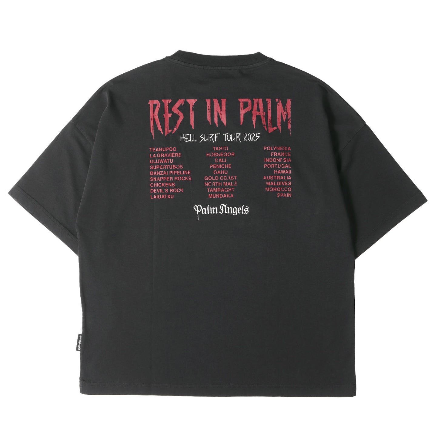 25AW スカル グラフィック ルーズフィット Tシャツ(Rest In Palm Loose T-shirt)