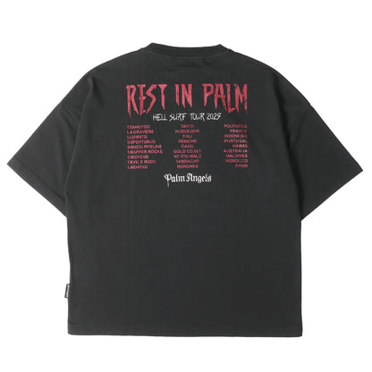 25AW スカル グラフィック ルーズフィット Tシャツ(Rest In Palm Loose T-shirt)