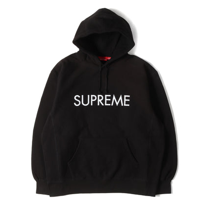22AW キャピタルレター ブランドロゴ スウェット パーカー (Capital Hooded Sweatshirt)