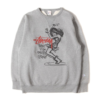 ×Champion ツイストガール 両V スウェット