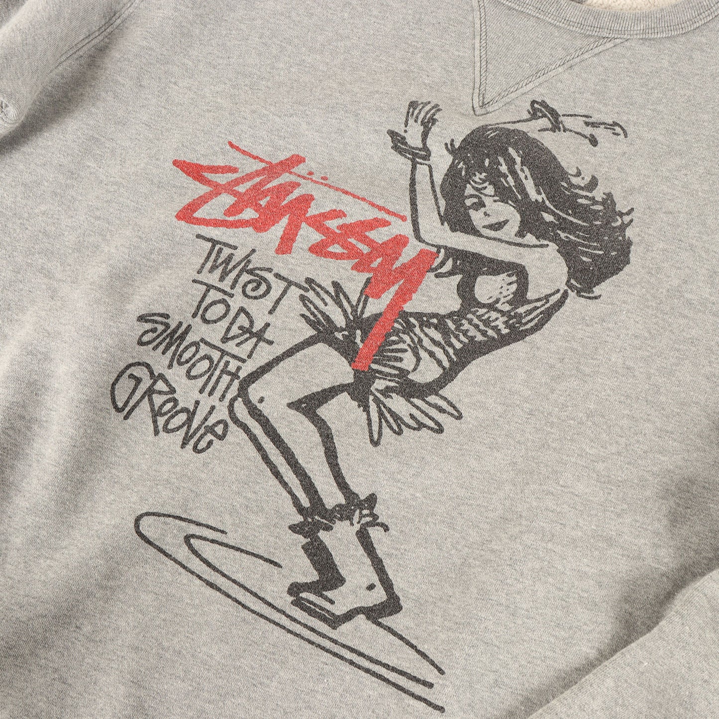 ×Champion ツイストガール 両V スウェット