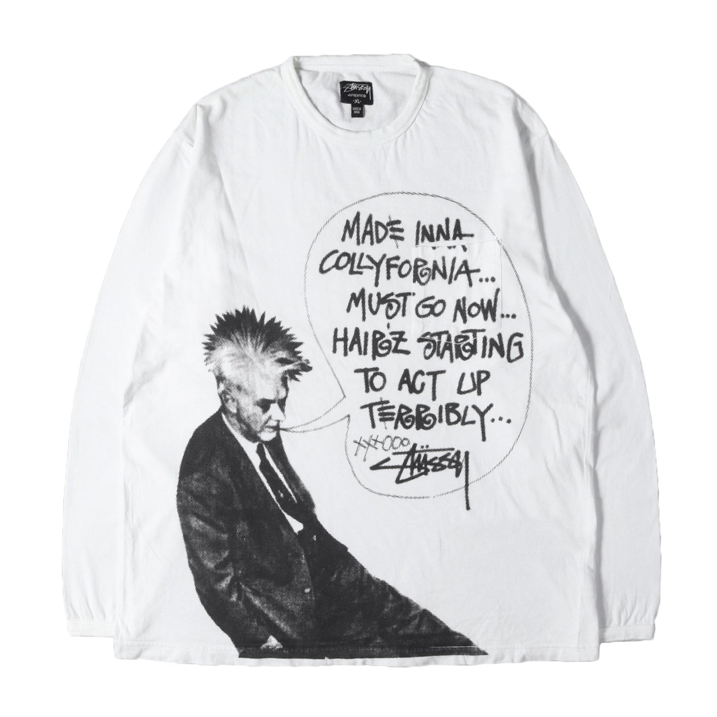 00s オールドフォト ロングスリーブ ポケット Tシャツ