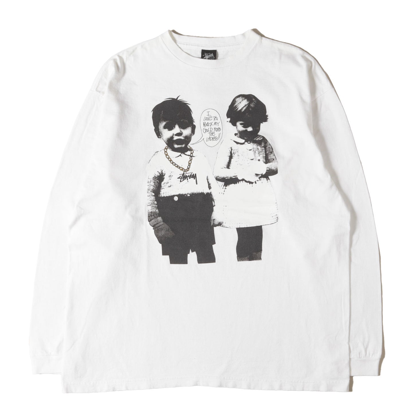 00s ROCK MY GOLD オールドフォト ロングスリーブ Tシャツ