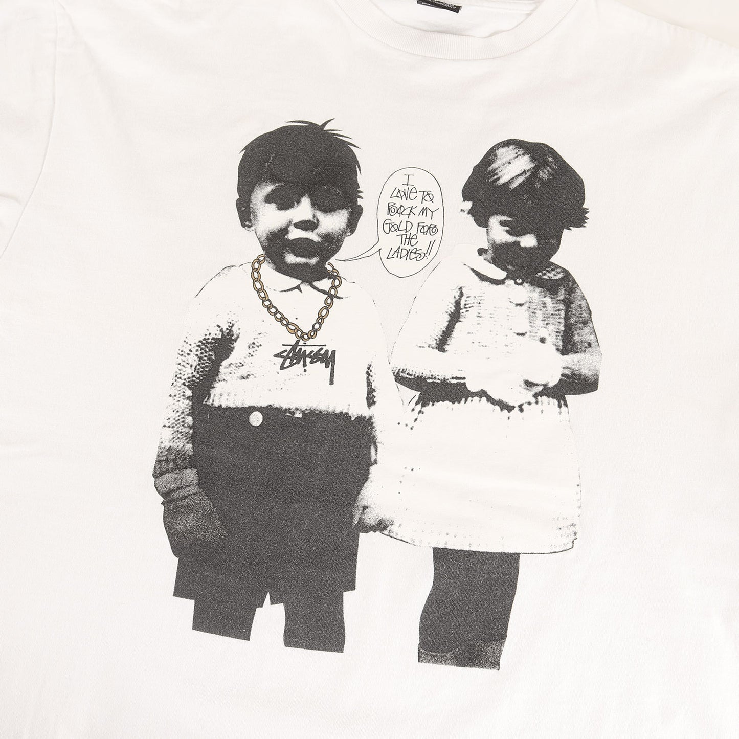 00s ROCK MY GOLD オールドフォト ロングスリーブ Tシャツ