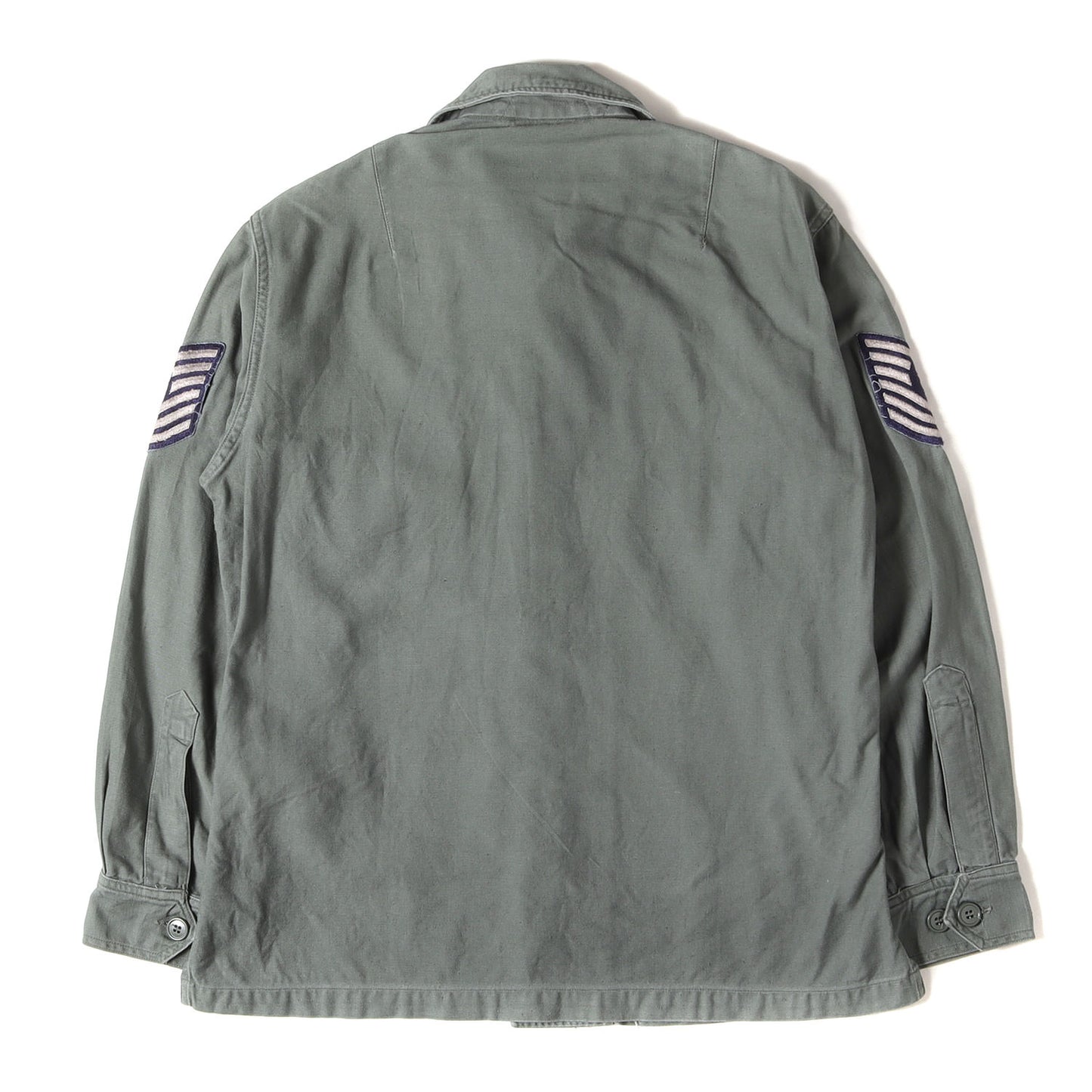 50s 米軍実物 U.S.AIR FORCE コットンサテン ユーティリティ シャツ