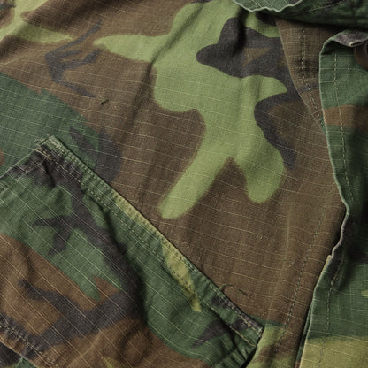 60s 米軍実物 ERDL グリーンリーフカモ ジャングルファティーグジャケット (ナム戦モデル)
