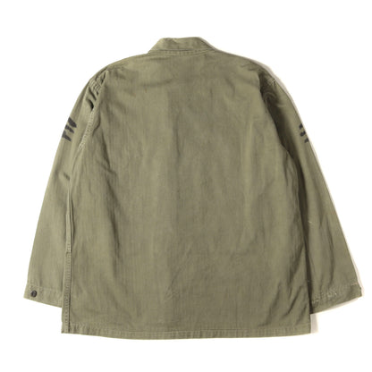 [スペシャル] 40s 米軍実物 USMC P-44 HBT ヘリンボーンツイル ジャケット