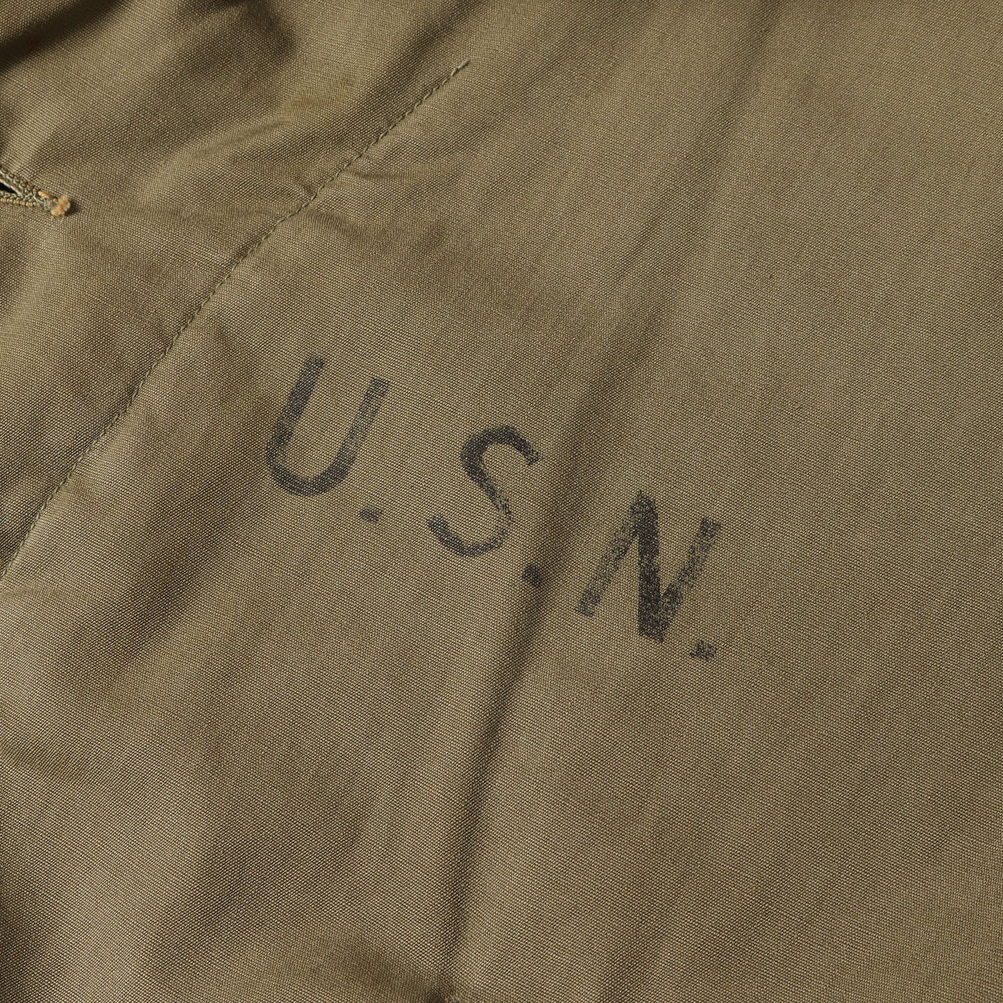 [希少 ステンシル入り] 40s 米軍実物 U.S.NAVY N-4 ユーティリティ ジャケット