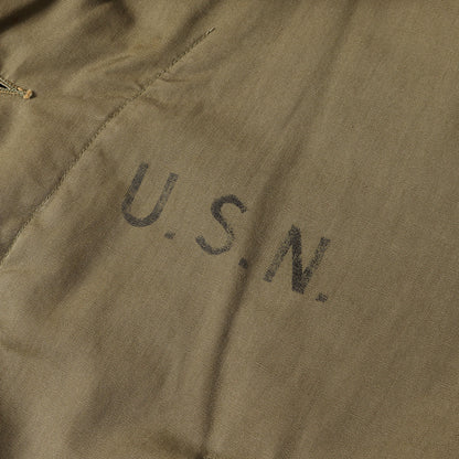 [希少 ステンシル入り] 40s 米軍実物 U.S.NAVY N-4 ユーティリティ ジャケット