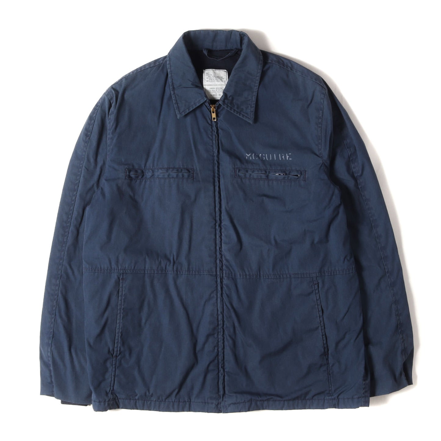 [人気 ステンシル入り] 80s U.S.NAVY サブマリン ユーティリティジャケット