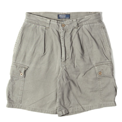 [GOODフェード] 90s ポロチノ ワンタック コットン カーゴ ショーツ POLO CHINO