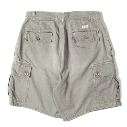 [GOODフェード] 90s ポロチノ ワンタック コットン カーゴ ショーツ POLO CHINO
