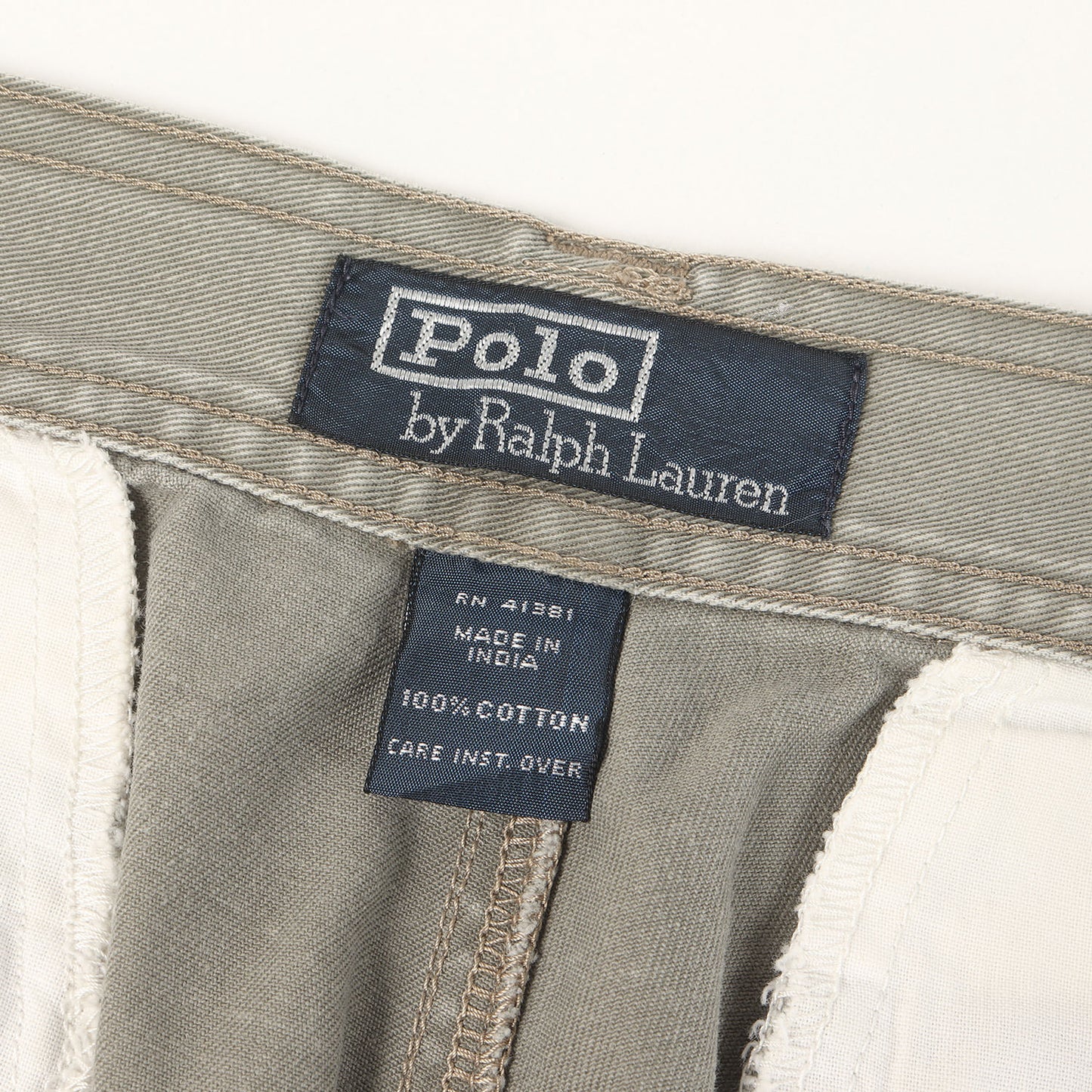 [GOODフェード] 90s ポロチノ ワンタック コットン カーゴ ショーツ POLO CHINO