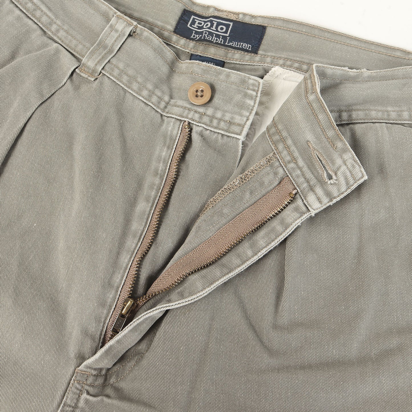 [GOODフェード] 90s ポロチノ ワンタック コットン カーゴ ショーツ POLO CHINO