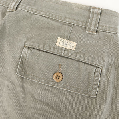 [GOODフェード] 90s ポロチノ ワンタック コットン カーゴ ショーツ POLO CHINO