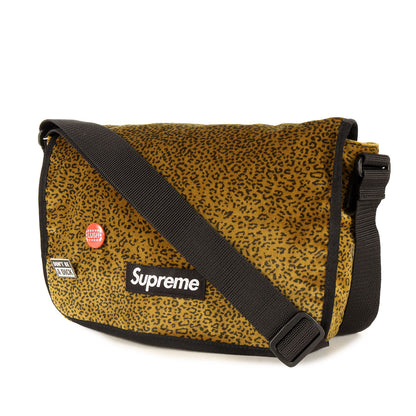 25AW レオパード ベルベット スモール メッセンジャーバッグ(Velvet Small Messenger Bag)