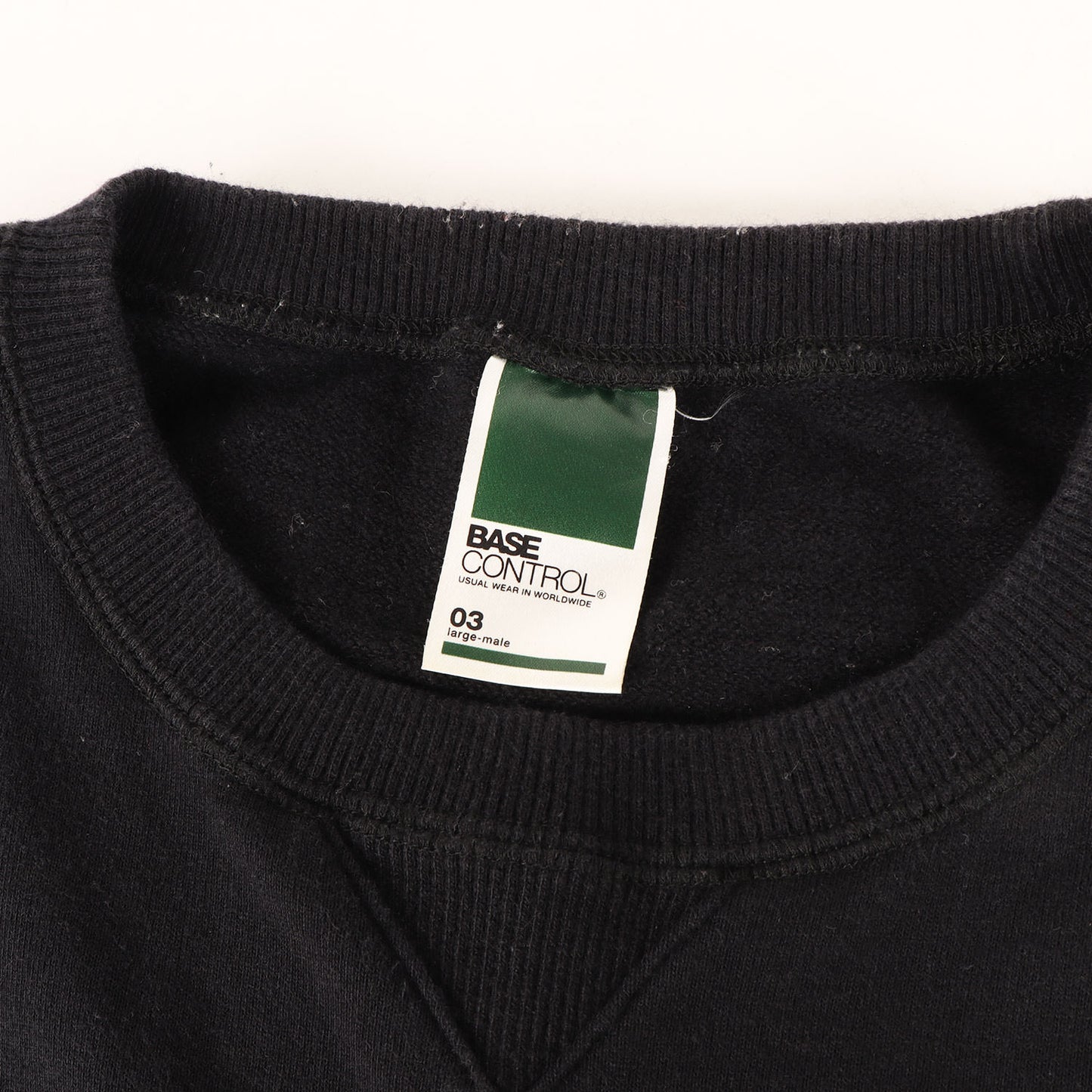 00s ×fragment design ×BASE CONTROL リブカラー スウェット