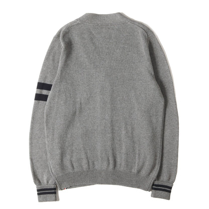 HILFIGER DENIM レタード コットンニット カーディガン