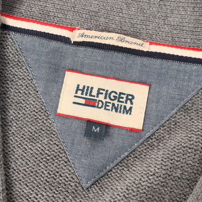 HILFIGER DENIM レタード コットンニット カーディガン