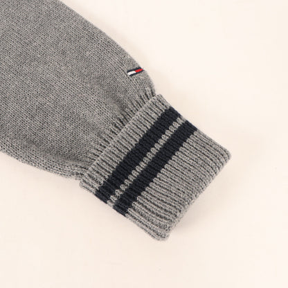 HILFIGER DENIM レタード コットンニット カーディガン
