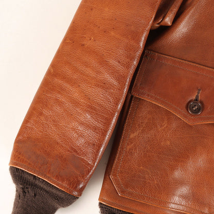 G-1 55J14 L.W.FOSTER 実名復刻 バッファローハイドレザー フライトジャケット