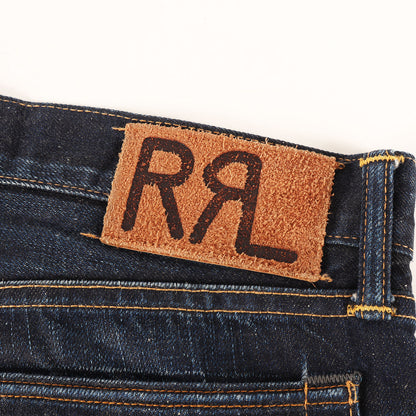 [日本産 USA製] ヴィンテージ加工 スリム デニムパンツ (JAPAN WOVEN SELVEDGE DENIM SLIM NARROW CALDWELL)