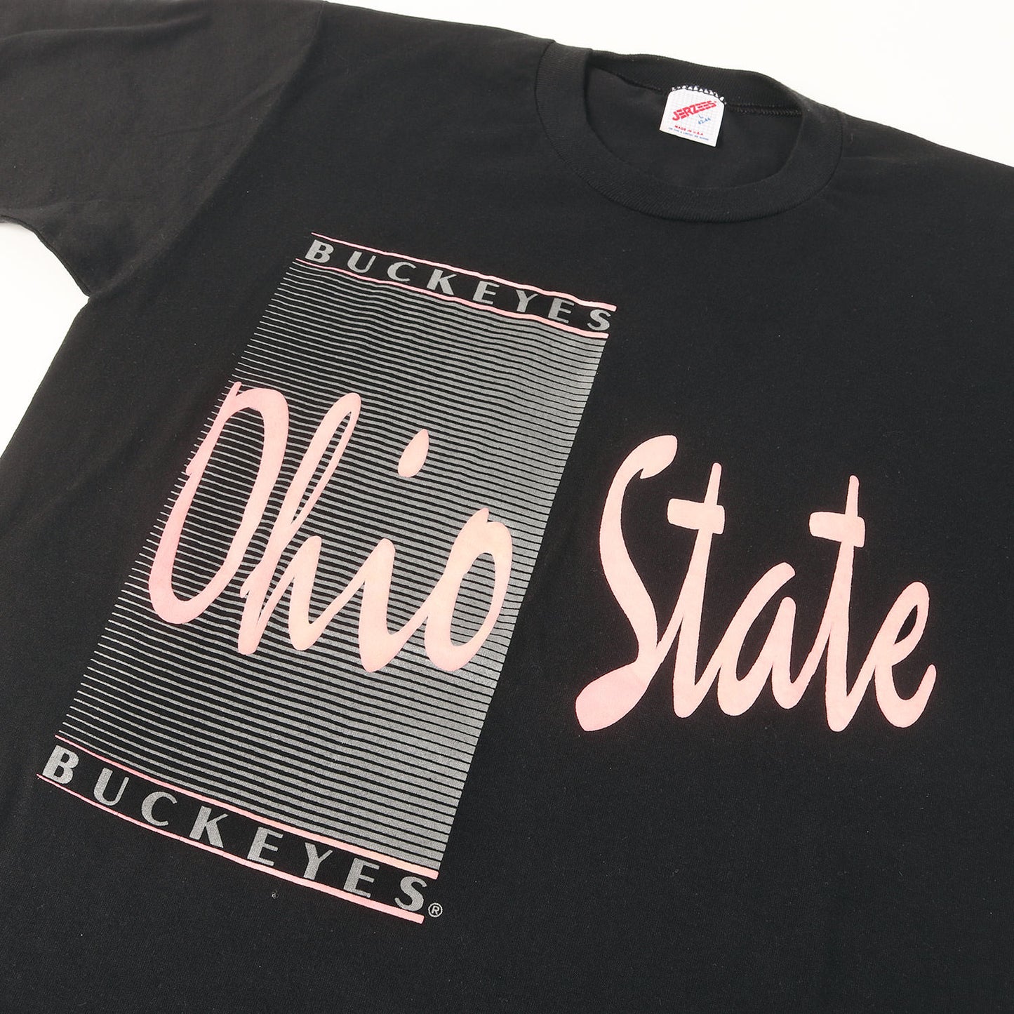 90s オハイオ大学 フットボールチーム バックアイズ Tシャツ / USA製 JERZEES