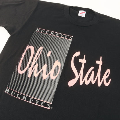 90s オハイオ大学 フットボールチーム バックアイズ Tシャツ / USA製 JERZEES