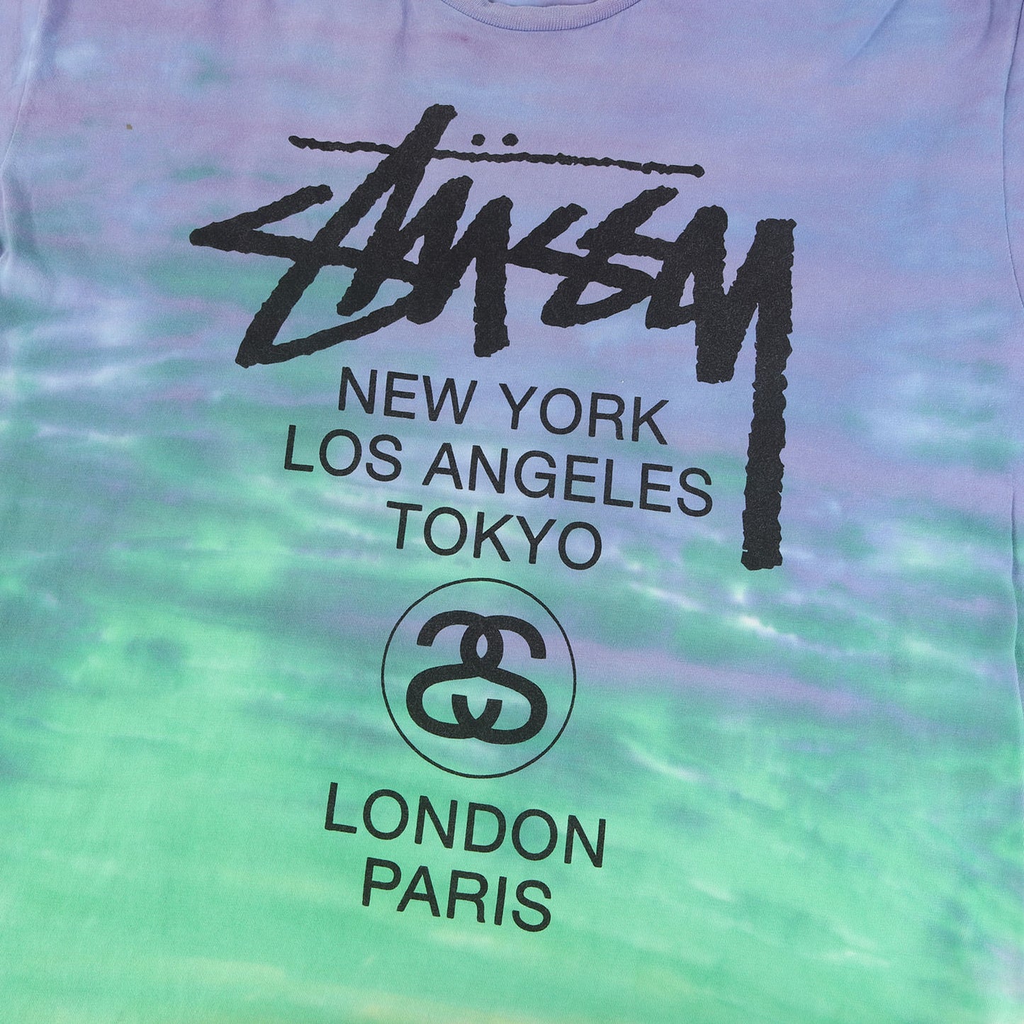 タイダイ染め ワールドツアーロゴ Tシャツ